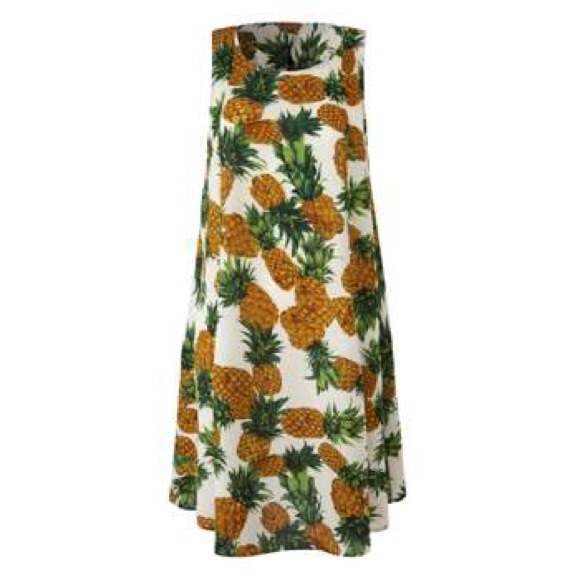 Pineapple Dress NWT SimplyBe / Simply Be - Picture 2 of 7